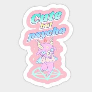 Cute But Psycho Sticker